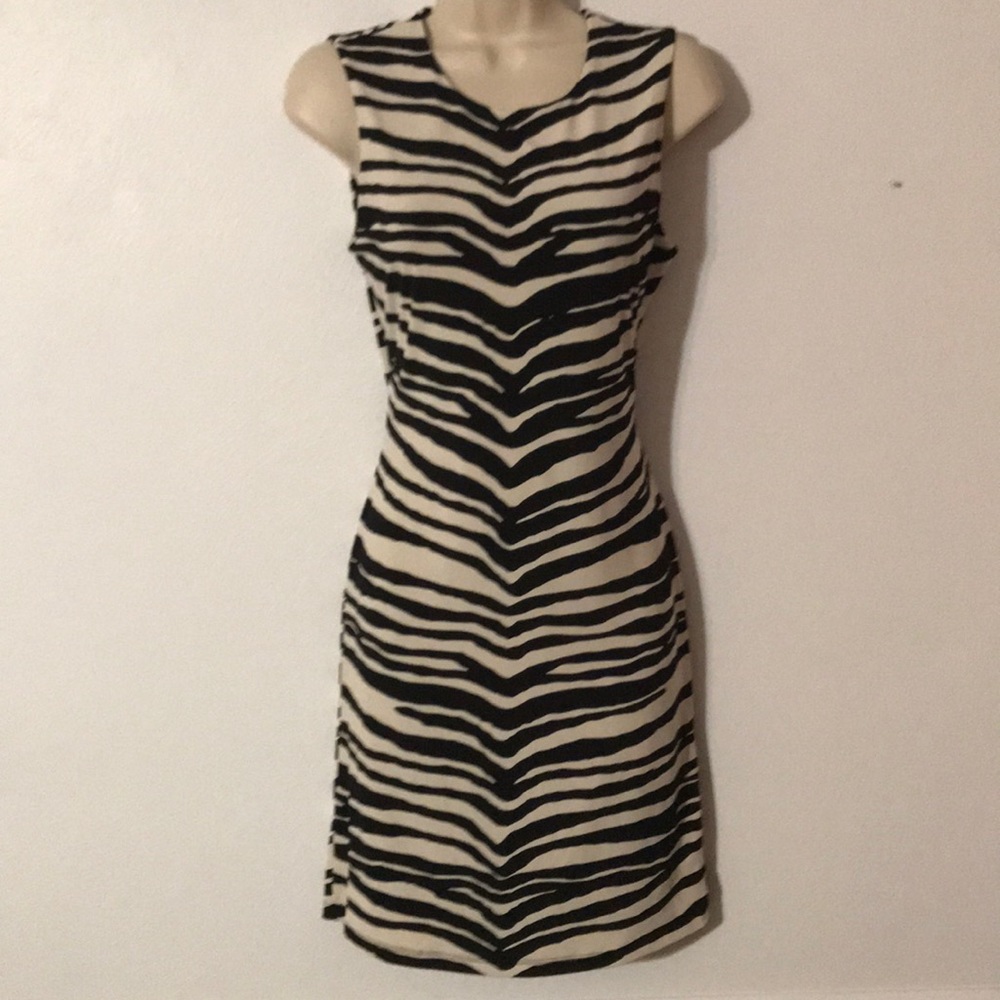 Zebra print dress